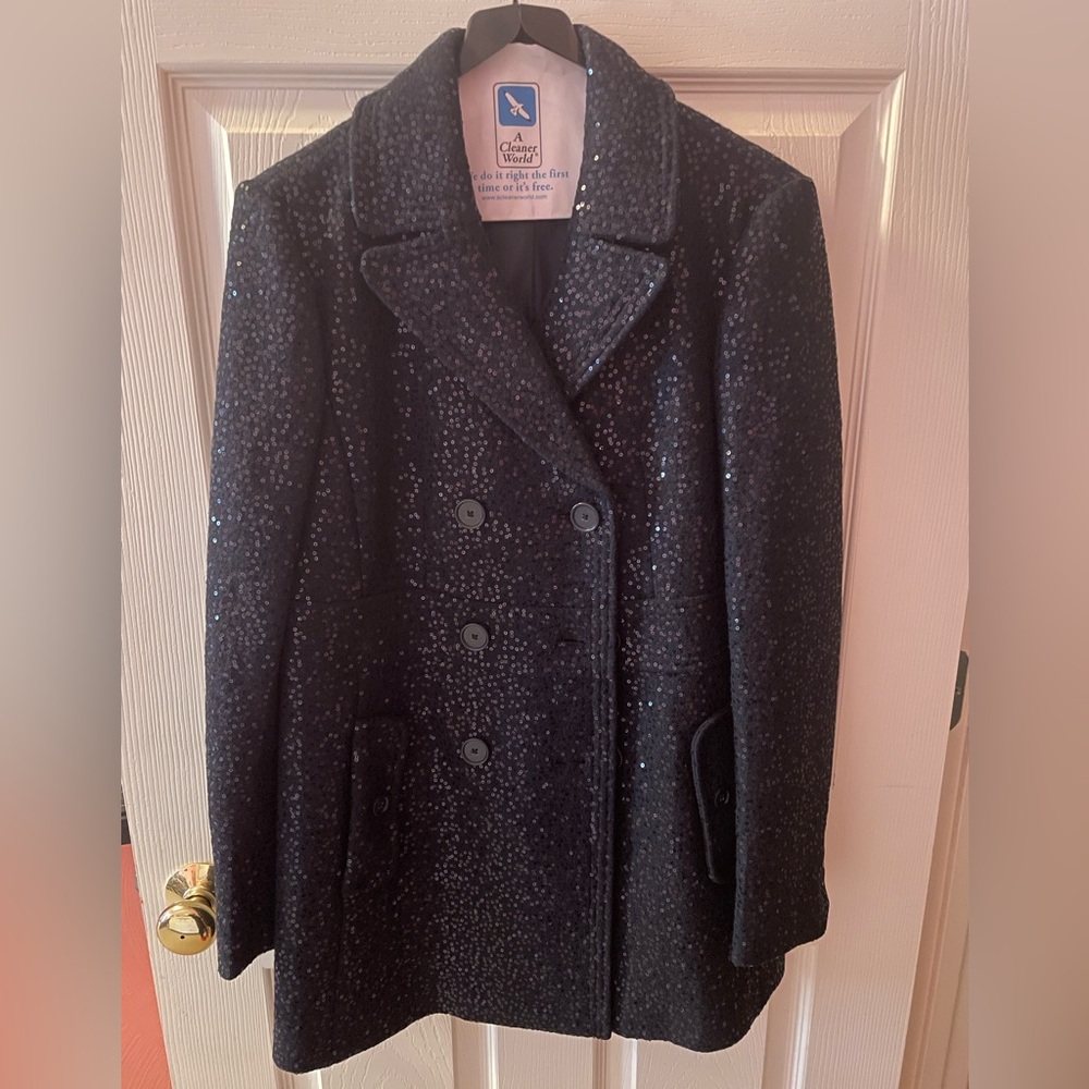 Sequin coat